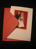 "For Better or Worse" Recycled Wedding Card (RF13) Set of 5 - Rwanda