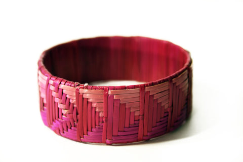 Imfumzo Bangle - Shades of Pink Triangle