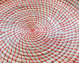 Large Woven Platter - Orange